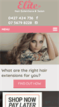 Mobile Screenshot of elitehair.com.au